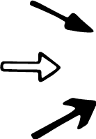 arrows pointing right