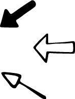 arrows pointing left